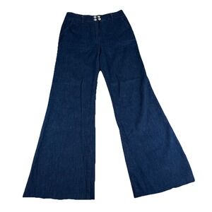 Maeve Dark Blue Flare & Wide Leg Jeans